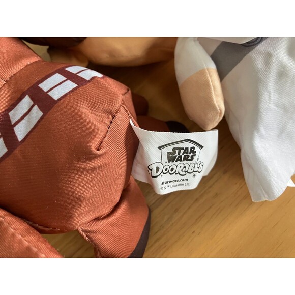 Disney Doorables Leia Organa & Chewbacca 10" Soft Plush Puffables NEW! - Picture 3 of 4